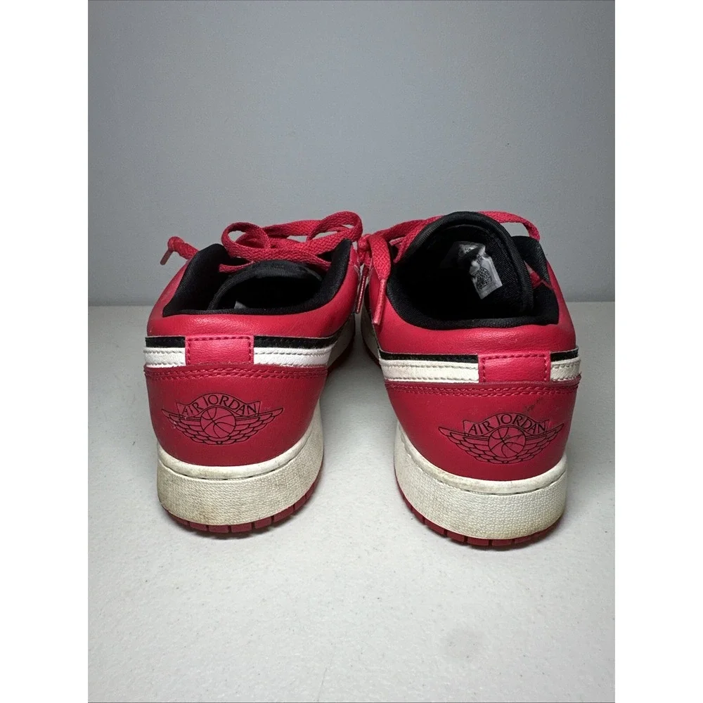 Nike Boys‎ Air Jordan 1 Low 553560-061 Red Casual Shoes Sneakers Size 6.5Y